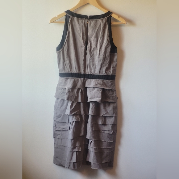 BCBG MAXAZRIA Aaron Grey Dusk Dress Size 6 - Picture 5 of 5